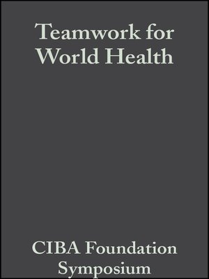 cover image of Teamwork for World Health